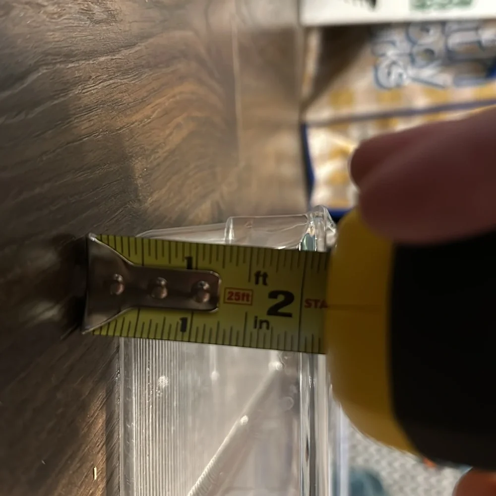 Plastic storage tray